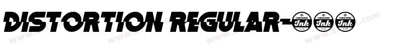 Distortion Regular字体转换